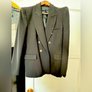 Like New Zara professional blazer with lion embezzled buttons